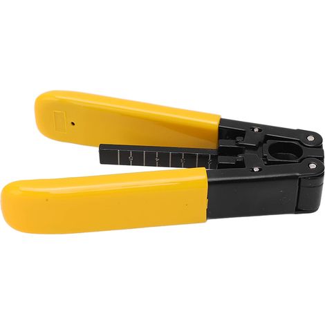 Dénudeur de câble à fibre optique, manche PVC, petite taille, pince à dénuder longitudinale et transversale, pour coupe de fil (1/5)