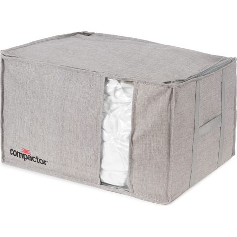 Compactor Oxford Sacco Salvaspazio Con Custodia Semirigida, Taglia XL, 210 litri, 56 x 42 x 33 cm, Gamma Oxford, Grigio, RAN10117 (1/5)