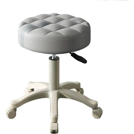 WILITTO Tabouret à roulettes multifonction: dessin technique, spa, bar, café, similicuir souple et hauteur réglable (1/5)