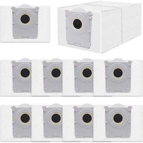 10 bolsas para polvo para aspiradoras robóticas Ecovacs serie T80