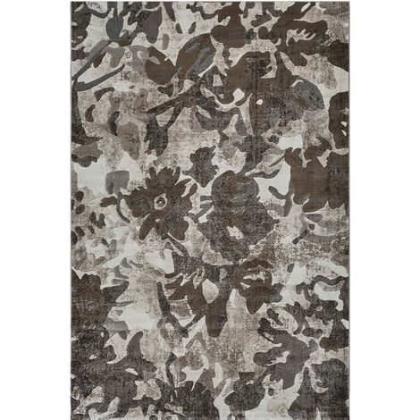 Tapis moderne rectangulaire design tridimensionnel Double MAR021