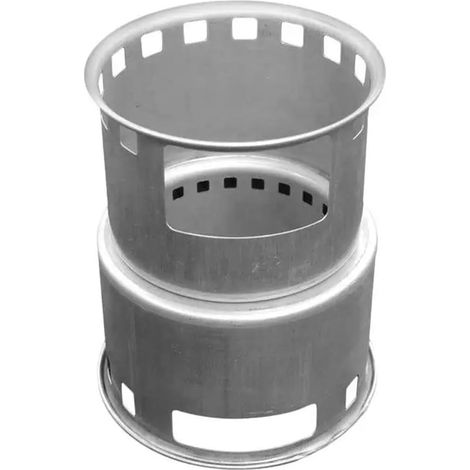 Brûleur de Camping en Plein air, poêle en Acier Inoxydable, brûleur à Charbon for Sac à Dos, équipement de Plein air, ustensiles de Cuisine for Le Camping (1/5)