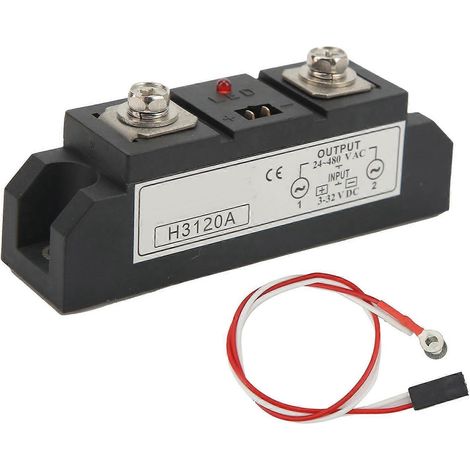 Industrielles Halbleiterrelais (SSR) mit 3–32 V DC-Eingang und 24–480 V AC-Ausgang für Drehmaschinen