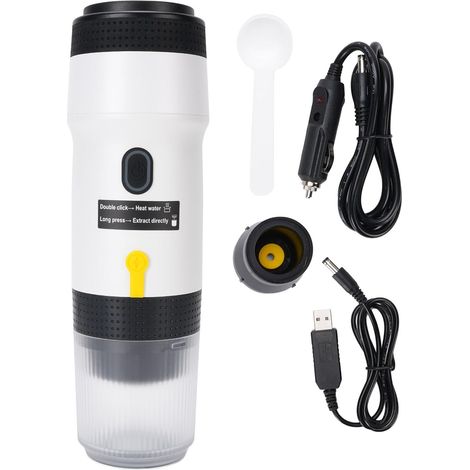 Cafetière portable, blanc, pour voyage, camping et randonnée (1/5)