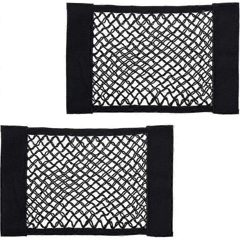 Filet de rangement pour bagages, filet de coffre de voiture pour organisateur de rangement de bagages (2 pièces) (1/3)