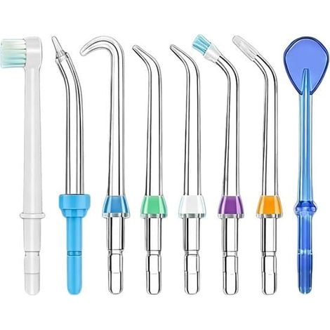 Lot de 7 embouts de rechange compatibles avec l'hydropulseur Waterpik WP100 (1/5)