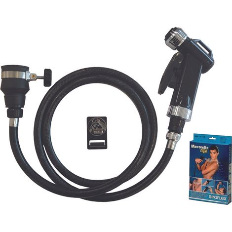 Doccia lavatesta per lavabo micronette regal nero 2010/s