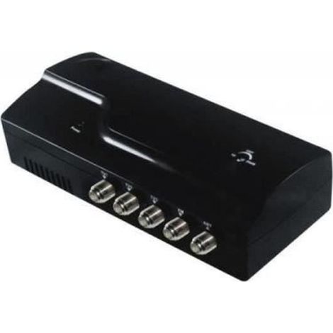 Amplificateur terrestre TNT 4 voies UHF VHF Gain 25dB améliorant la qualité du signal, renvoi jusqu'à 4 décodeurs TNT (1/2)