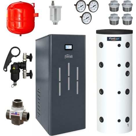 Pack Chaudière à granulés BioPellet TOP 30 Kw + ballon tampon + accessoires