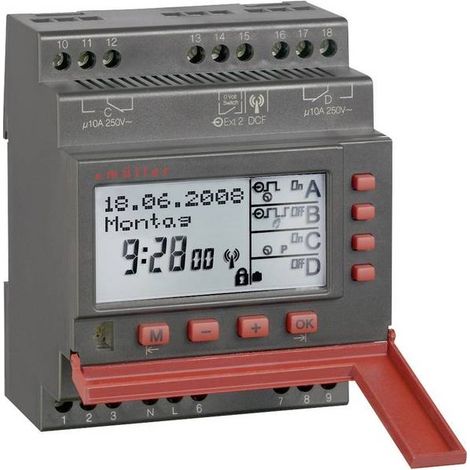 Müller SC 88.20 pro Timer per guida DIN digitale 230 V/AC 10 A/250 V