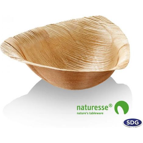 Étui 21 x 20 x 6 cm en feuille de palmier - 100 pièces - Ecobioshopping (1/3)