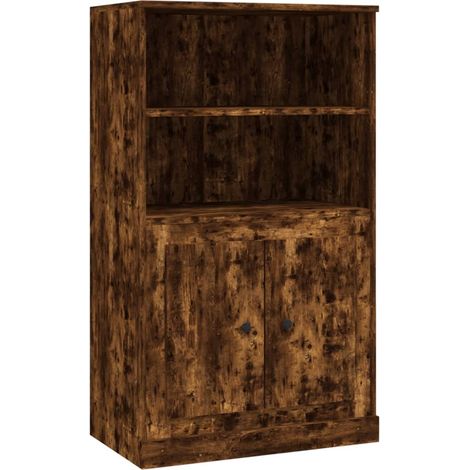Credenza buffet cassettiera mobile contenitore organizer cucina soggiorno soggiorno alto 60 x 35,5 x 103,5 cm derivati del legno marrone 020033373