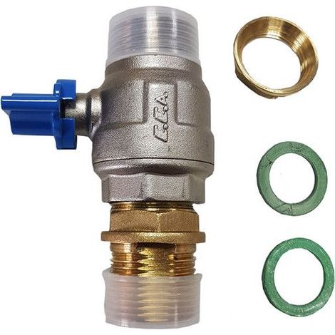Roth Absperrkugelhahn DN20 Griff blau Ersatzteil FlatConnect
