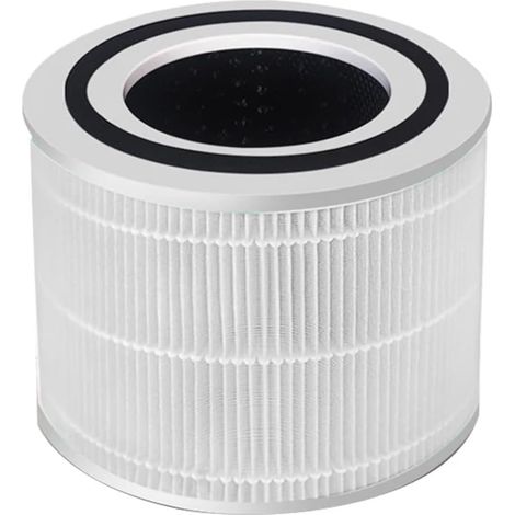 Filtre Compatible avec le purificateur d'air Levoit Core 300, filtre à charbon actif Compatible avec le filtre Hepa Levoit Core 300 (1/2)