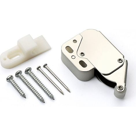 Schränke mit Push-to-open-Verschluss und Kreuztüren, Küchentürstopper, Schublade, Soft-Close, Magnetverschluss, Push-to-open, Touch-Dämpfer.