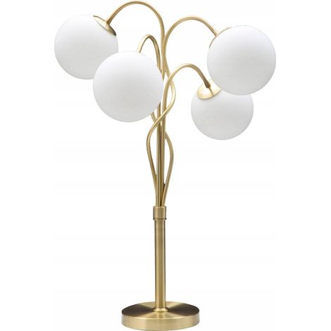Atmosphera GLAMY Tischlampe gold 53 cm Durchmesser