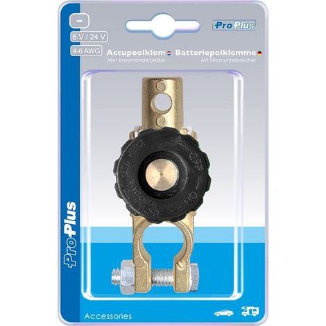 Morsetto terminale batteria - 175 mm con sezionatore in blister (1/5)