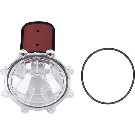 Couvercle de clapet anti-retour 7056 avec clapet intégré Remplace les modèles 7235, 7236, 7305, 7511 et 7512 de vanne de piscine transparent (1/4)