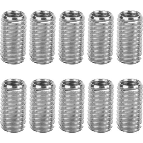 Jeffergarden 10 pièces inserts filetés mâle femelle écrou réducteur outil de réparation en acier inoxydable matériel industriel-DOU