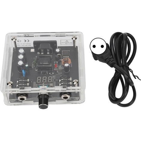 Alimentation pour Machine à Tatouage Numérique avec Écran LED Transparent, 2 Modes de Lumières Colorées, 90‑250V, Prise UE (1/5)
