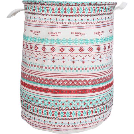 Grand panier à linge pliable, imperméable, pliant, corbeille à vêtements et couvertures, organiseur pour salle de bain et chambre. (1/5)