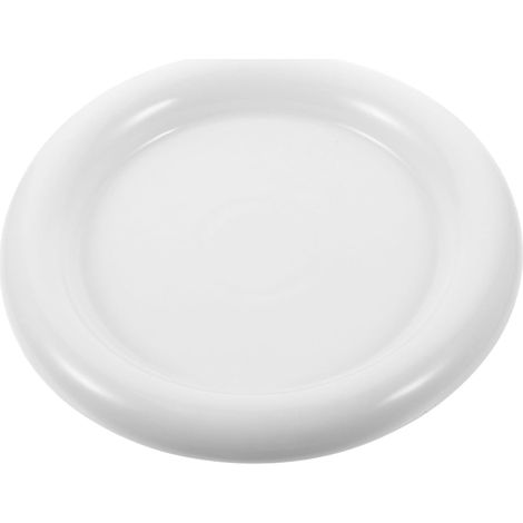 White Ceramic Dessert Plate, Creative Shape, Minimalist Decorative (1/5)