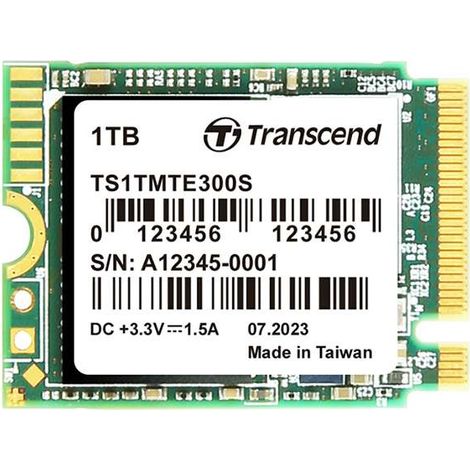 Transcend MTE300S 1 TB M.2 PCI Express 3.0 NVMe 3D NAND
