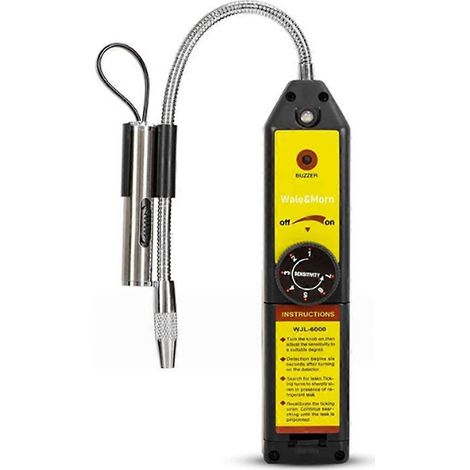 Détecteur de fuites de fréon WJL-6000-L, détecteur de fuites d'halogènes, détecteur de gaz réfrigérants pour systèmes de chauffage, ventilation et climatisation (CVC) R22, R410A et R1234YF (1/4)