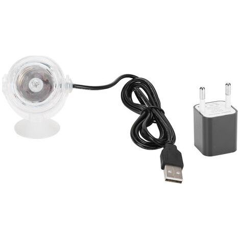Jeffergarden Plastic LED Aquariums Colorful Gradient Waterproof Submersible Night Spot Light Aquarium Freshwater Seawater Accessory 100-240V White EU Plug (1/5)