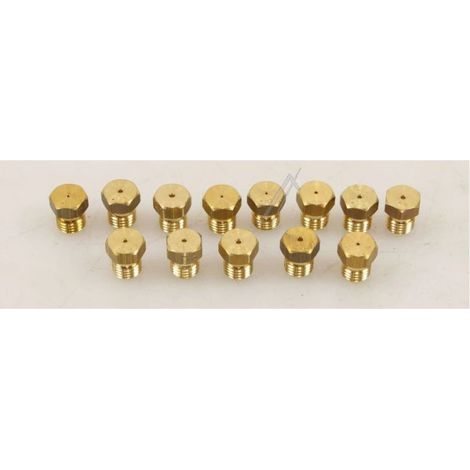 Kit injecteurs gaz butane 49028602 pour Cuisinière CANDY, HOOVER, ROSIERES