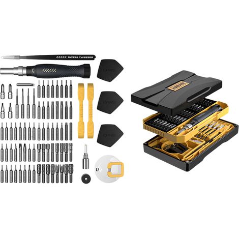 180 pièces tournevis de précision, kit multifonctionnel pour réparation de smartphones, accessoires électronique, outils de maintenance (1/5)