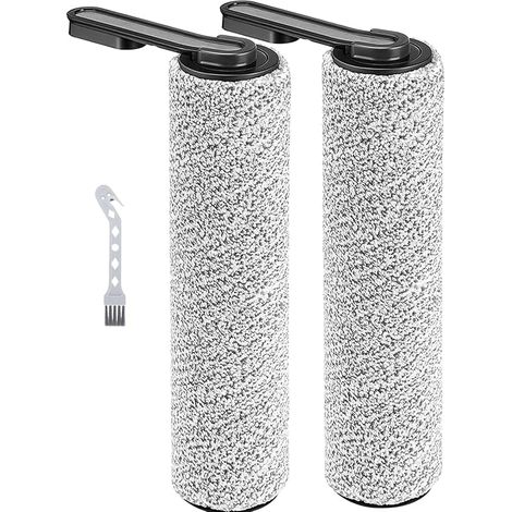 2 Rouleaux Compatible Tineco Floor One Stretch S6 S7, Kit de 3 Pièces