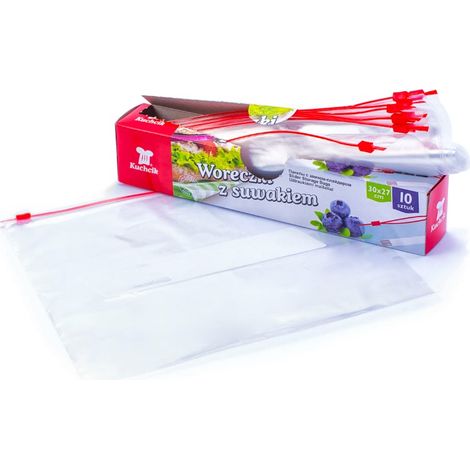 Sacs à lunch - 3 L - Transparent - Résistants - Idéaux pour congeler et stocker (1/5)
