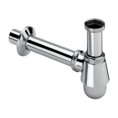 Siphon de bidet en bouteille 5/4" x 5/4" x 200 mm laiton/chrome (1/5)