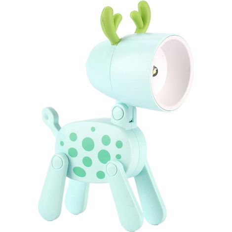 Veilleuse Animaux Chambre Enfant Lampe de Table Pliable et Portable, (1/5)