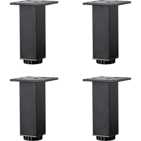 Pieds de Meubles en Alliage D'aluminium Réglables en Hauteur,Pieds de Table Basse de Canapé,Pieds D'armoire de Salle de Bain de Lavabo (12cm/4.7in) (1/5)