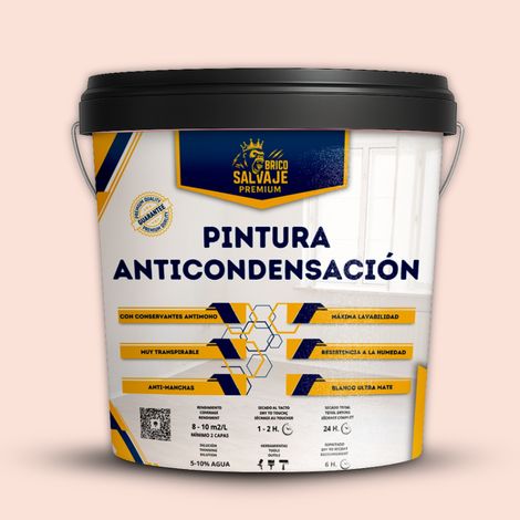 Pintura Anticondensación, Antihumedad, Conservantes Antimoho, Aislante Térmico, Acabado Mate, Sunrise 14 Litros
