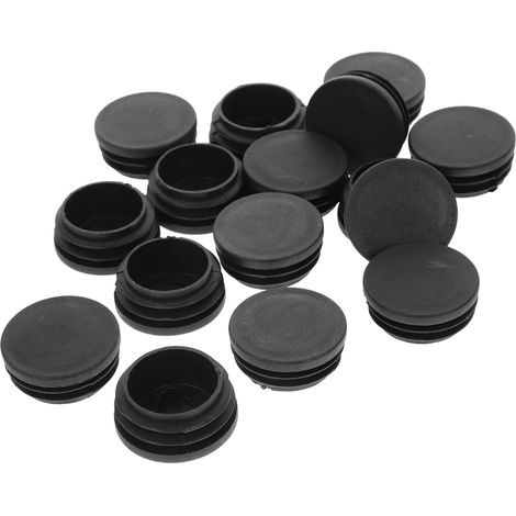 Lot de 16 embouts ronds en plastique pieds chaises sols durs (1/5)