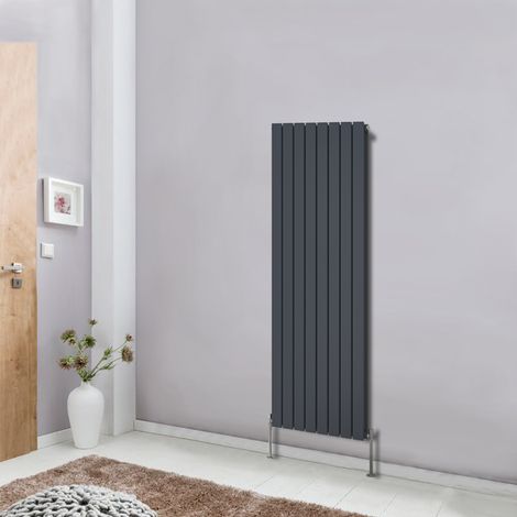 NRG Designer Radiator Flat Panel Central Heating Rads Anthracite Vertical 1600x544mm Double (1/5)