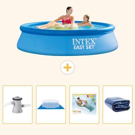 Intex Piscine Easy Set Ronde - 244x61 cm - 5-pièces  S345 (1/5)