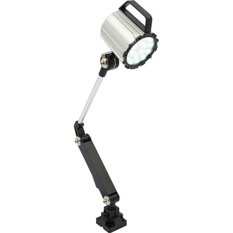 Lampe de Machine Outillage à Bras Articulé 18 W, Lampe LED pour Machines-outils avec Socle Magnétique pour Tour, Perceuse à Colonne et Établi, Luminaire (1/5)