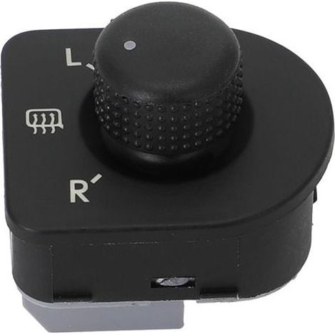 Side mirror switch for side mirror adjustment knob, rearview mirror control switch 1J1959565F, suitable for Passat B5 Jetta (1/4)