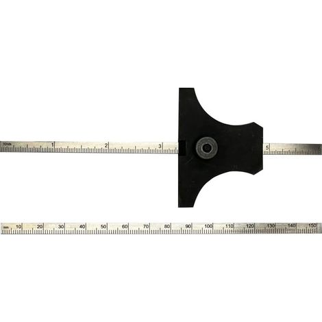 Jauge de profondeur RS PRO, Impérial, métrique, 134mm max ( Prix pour 1 )