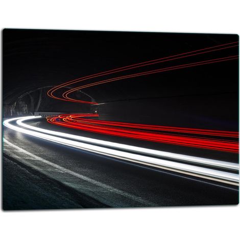 Planche à découper en verre noir 52x40 (1/5)