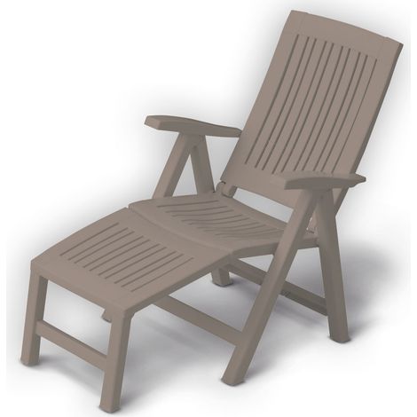 Fauteuil relax Lucrezia Taupe