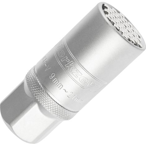 Chiave Multiuso 9 - 21 mm Adattatore 1/2" Inserto a Bussola 43 Perni Masidef (1/5)