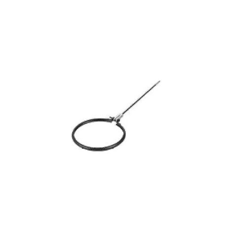 Collier émail noir mat, diamètre 153