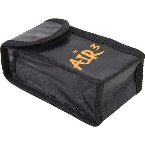 Sac de protection contre les radiations, ignifugé, fermeture Velcro, pour batteries au lithium AIR 3 en 1. Couvercle anti-explosion pour batterie. (1/5)