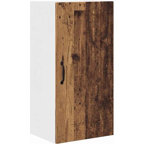 Meuble mural de cuisine，Armoire de cuisine avec porte Bois Ancien 40 x 31 x 80 cm CFW33321 (1/5)