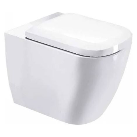 Duravit happy d.2 vaso filo muro a pavimento l. 570mm (senza sedile) (1/5)